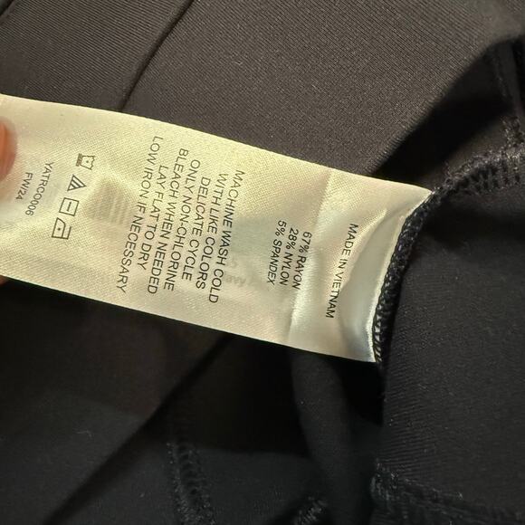 Quince Ultra-Stretch Wide Leg Pants Navy XL - Picture 9 of 12